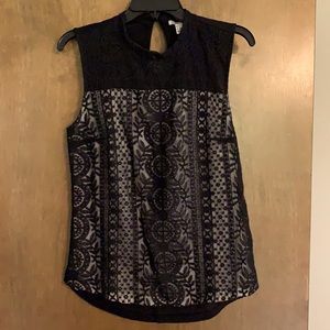 Black lace tank from H&M.